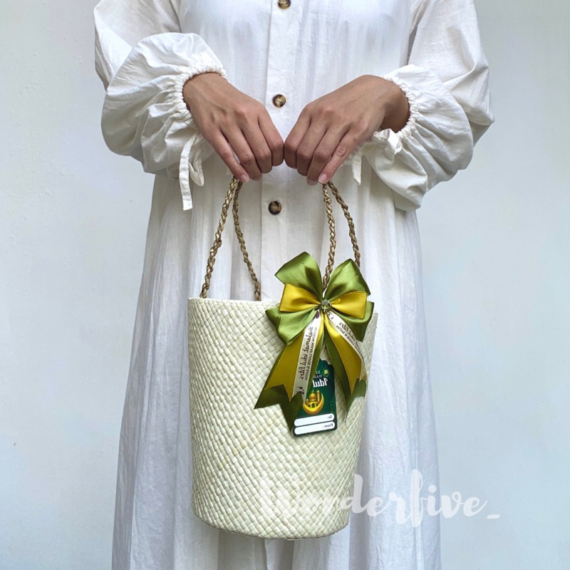 

Keranjang Hampers Parcel Box Lebaran Idul Fitri Pandan Bambu Natural