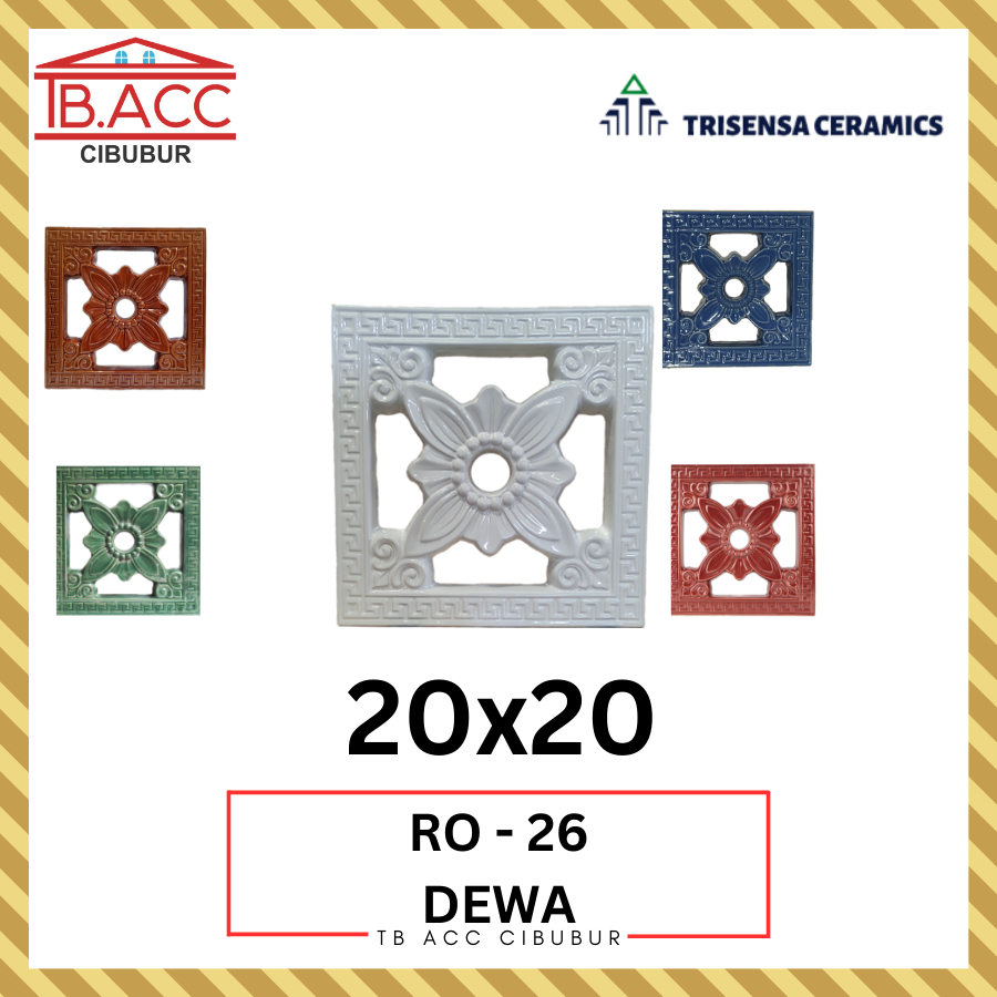 Roster / Lubang Angin Keramik Trisensa Dewa 20X20