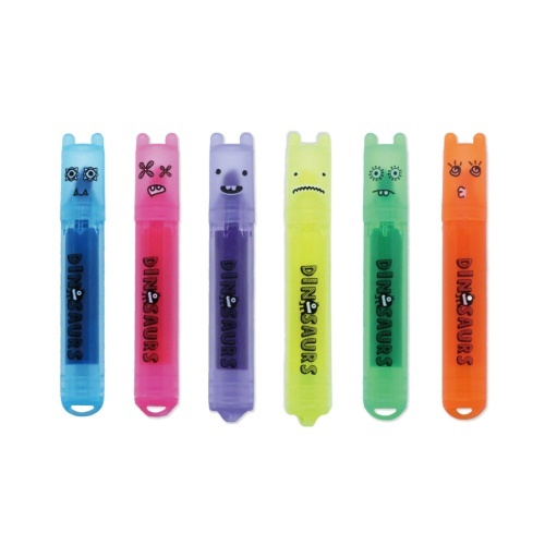 

Stabilo/Penanda Catatan M&G "JURASSIC PARK" Scented Highlighter Mini AHM22572 Set 6 Warna