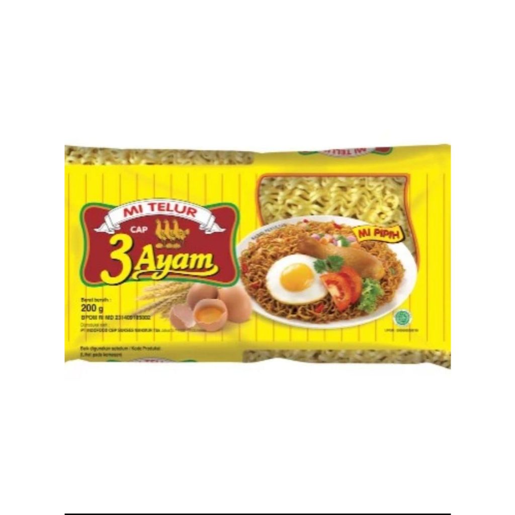 

cap 3 ayam mie telur pipih 200g