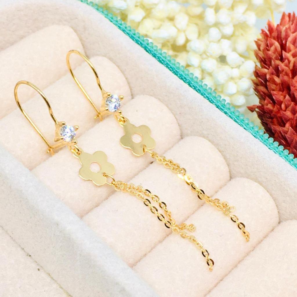 Anting Emas Bunga Fancy 375/8K