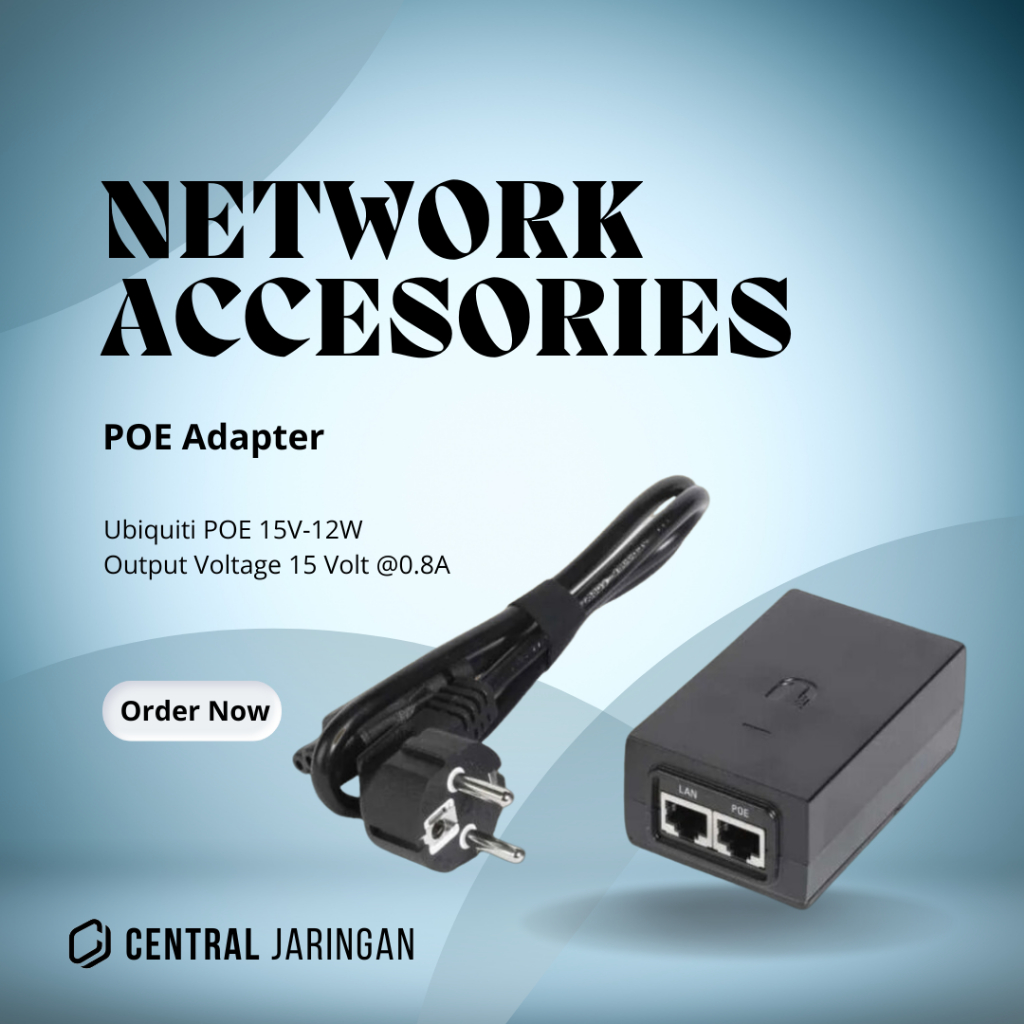 Ubiquiti POE-15V-12W PoE Adaptor 15V 0.8A