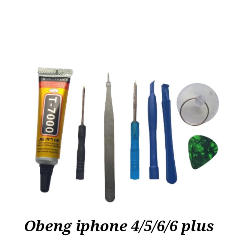obeng iphone + lem T7000 15 ml obeng iphone 4 5 6 6 plus obeng  toolkit reparasi obeng + lem T7000 1