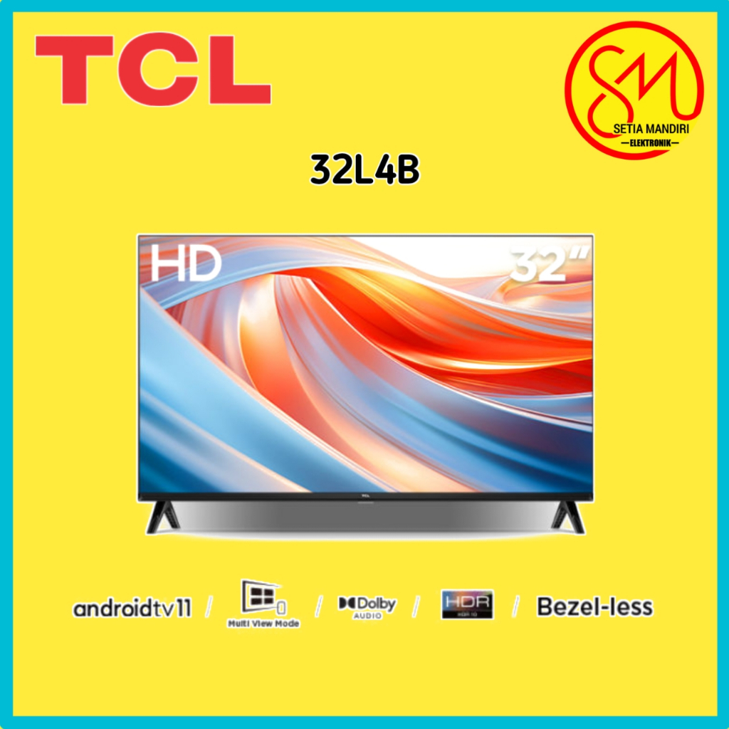 [KARGO] TCL 32L4B 32 Inch Smart Android TV Digital DVB-T2 WiFi