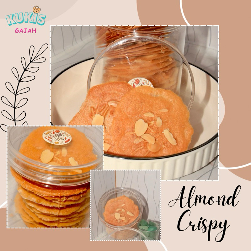 

Almond Crispy by kukis Gajah Kue Kering