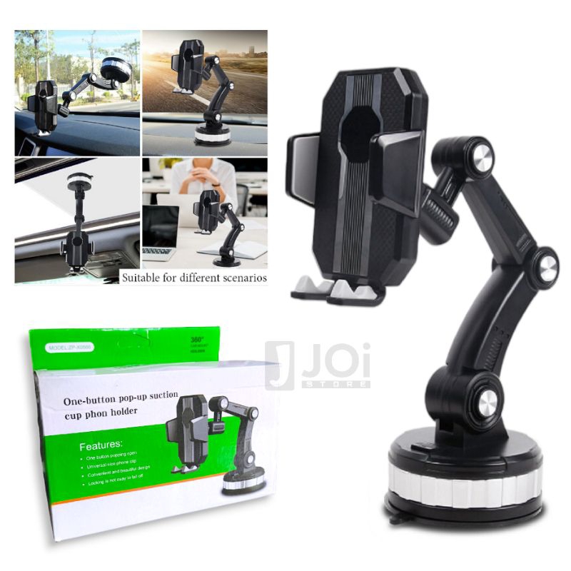 [Premium Quality] Holder Hp Mobil HD61 360° Holder Handphone Dashboard /Kaca/Meja