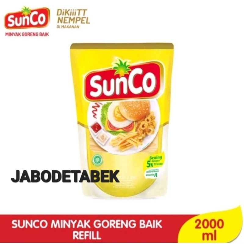 

SUNCO MINYAK GORENG REEFIL 2 LITER (JABODETABEK)