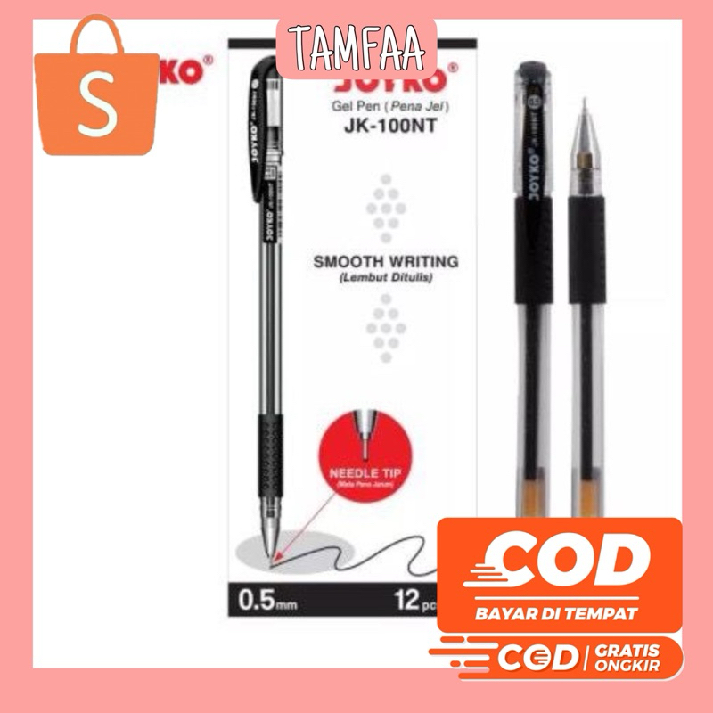 

PULPEN JOYKO JK 100 / JK - 100NT PULPEN HITAM SERBA GUNA PULPEN SEKOLAH