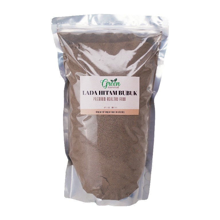 

LADA HITAM BUBUK MURNI 1000 GRAM / BLACK PEPPER POWDER 1000 GR - KUALITAS PREMIUM (HALAL ASLI TANPA CAMPURAN)