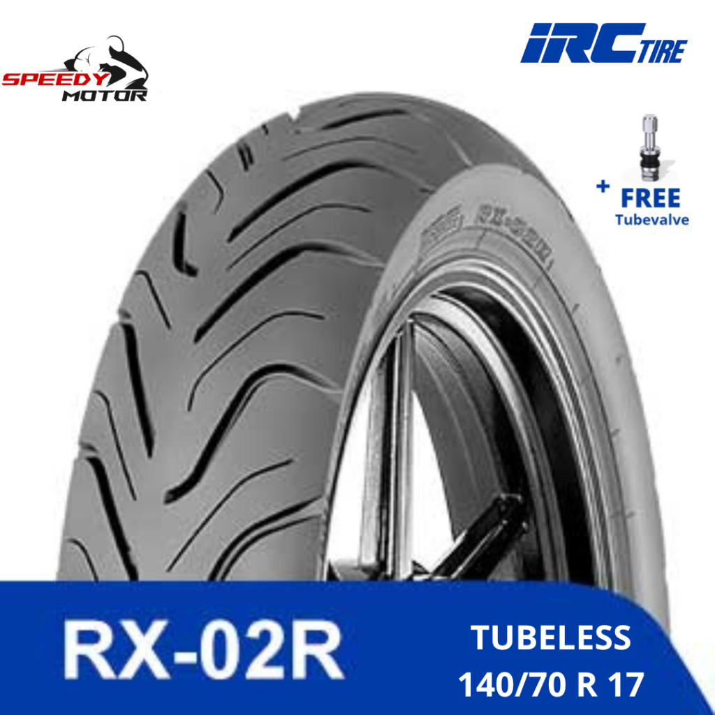 Ban Motor IRC 140/70 Ring 17 66H RX-02R Tubeless 140/70-17