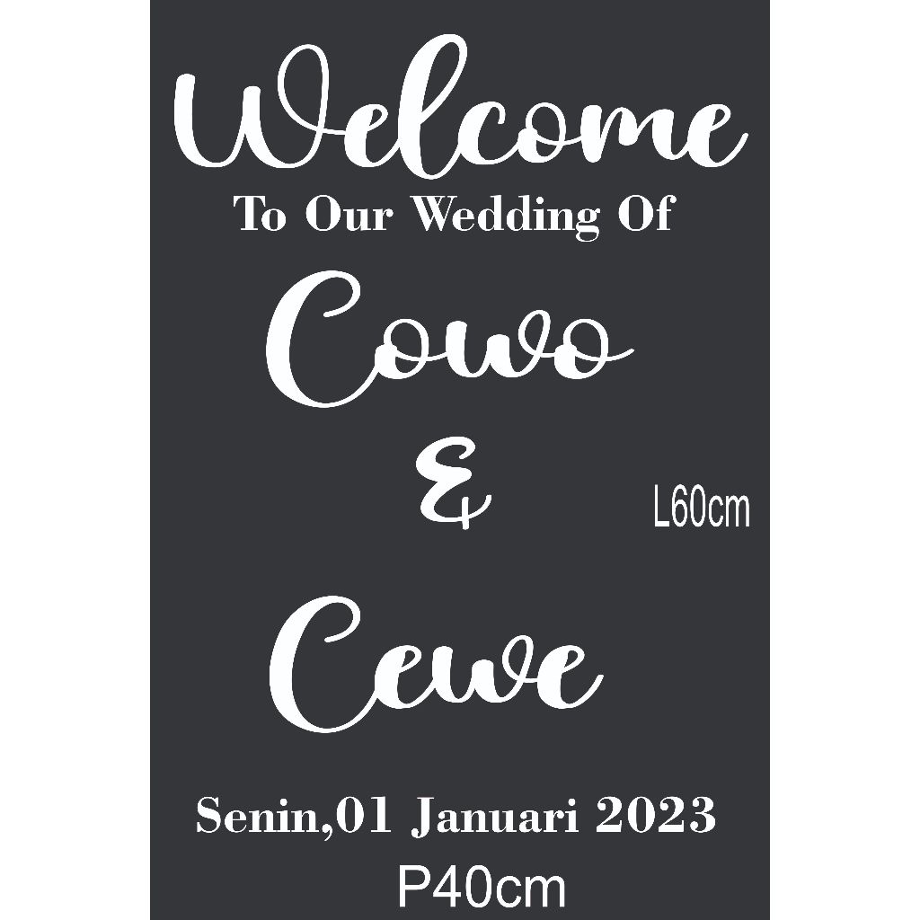 

stiker wediing dan engagement
