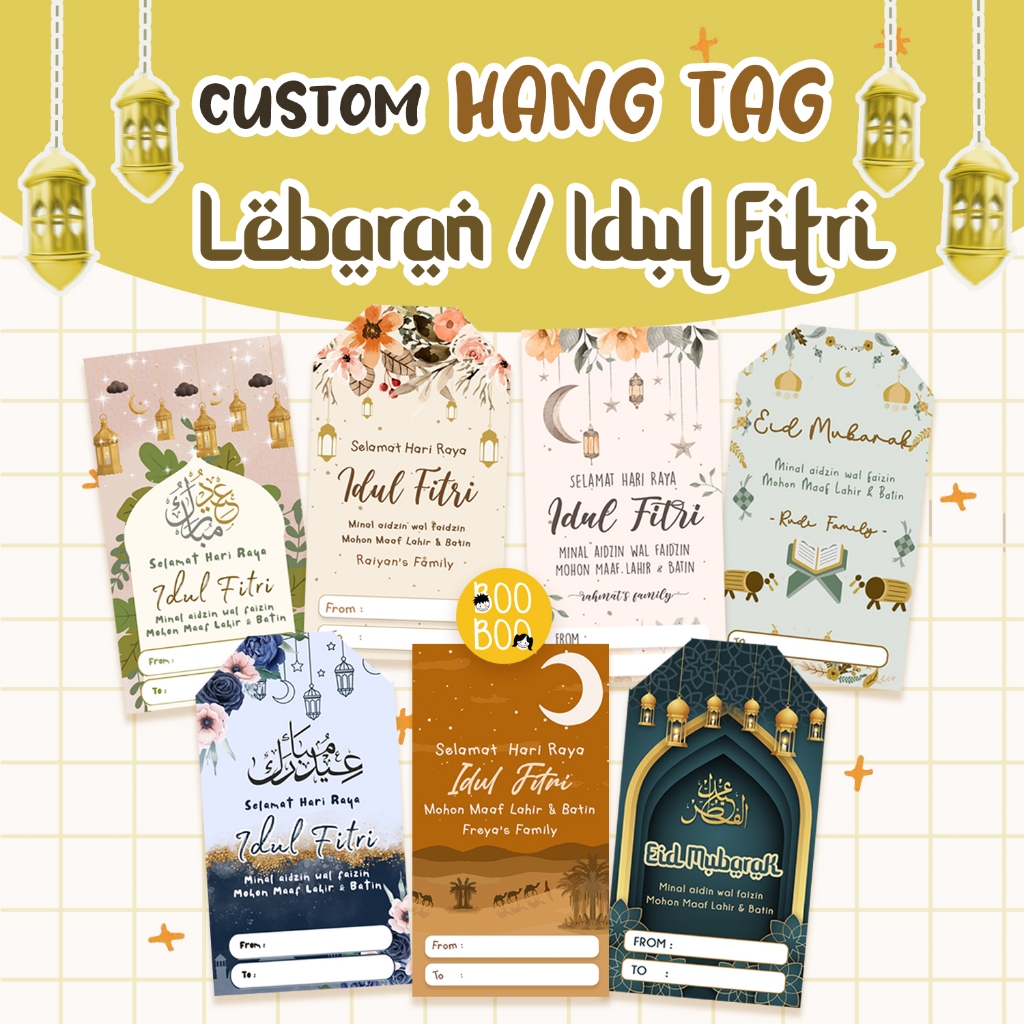 

Hang Tag Toples Dus Kue Hampers Parcel Ramadhan Lebaran Idul Fitri FREE CUSTOM DESAIN