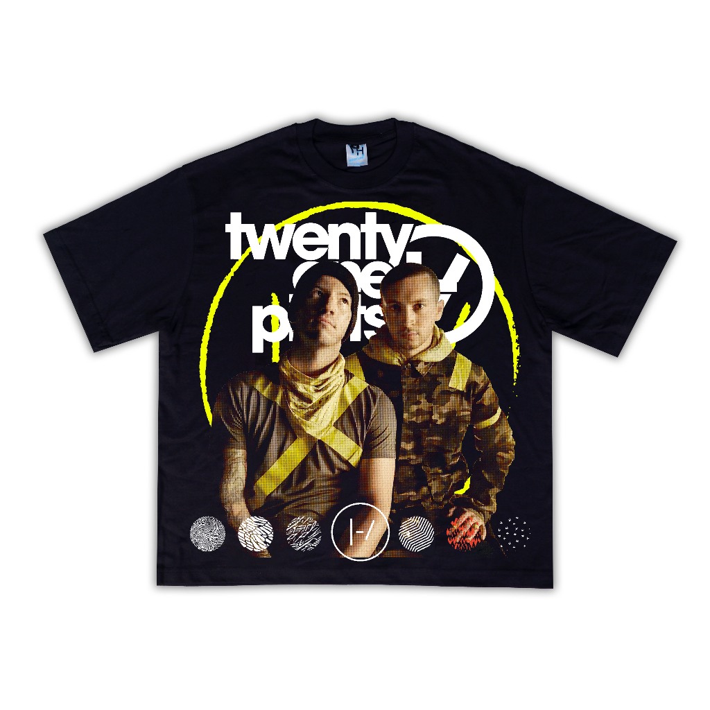 TWENTY ONE PILOTS MUSIC BAND KAOS OVERSIZE COMBED 20S