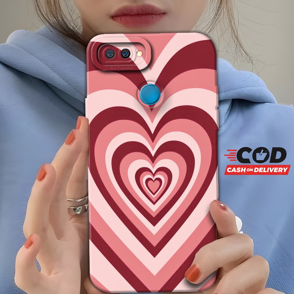 {ALD48} Soft Case Oppo A5S A7 A12 A11K - Fashion Case Motif Love - Softcase Pro Camera Oppo - Case M
