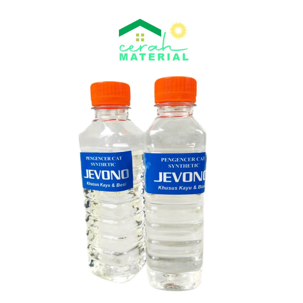 JEVONO Thinner Botol Kecil Pengencer Cat Untuk Cat Kayu dan Besi Berkualitas 1 dus isi 50 pcs