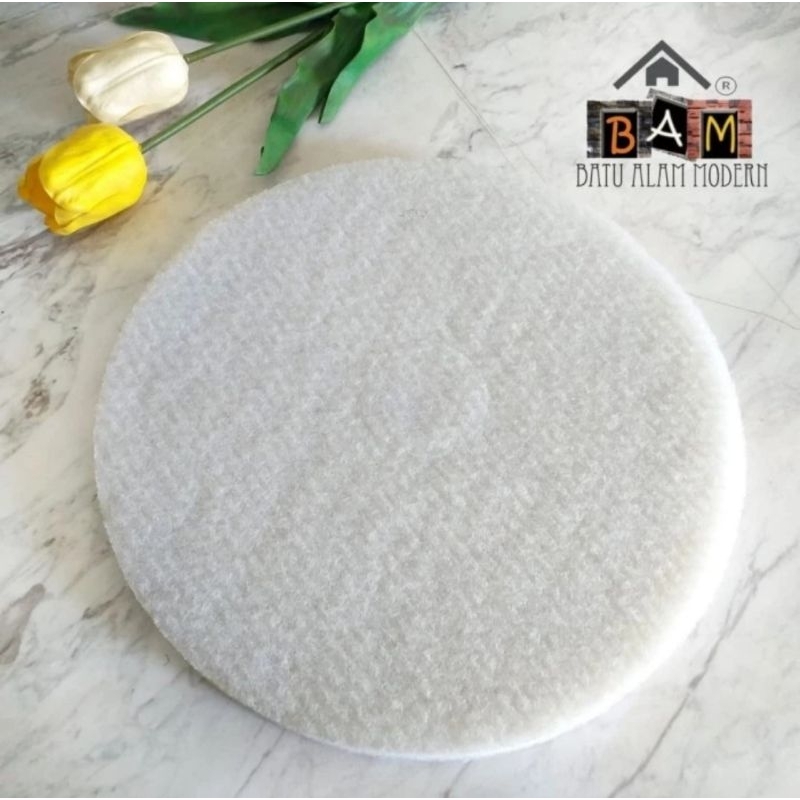 3M White Buffee 16 inch/Busa Poles Lantai