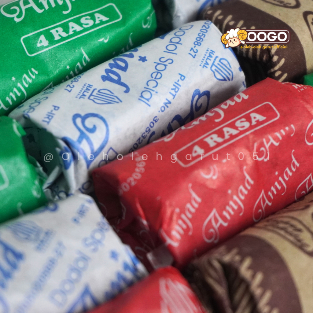 

Dodol Garut 4 Rasa BOX OOGO Khas Garut Original 1kg 500g