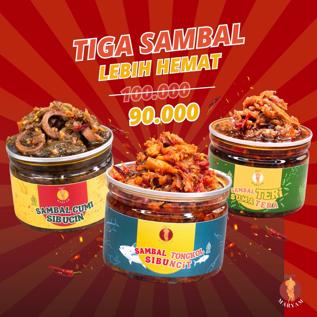 

3 SAMBAL LEBIH HEMAT (MIX 1)