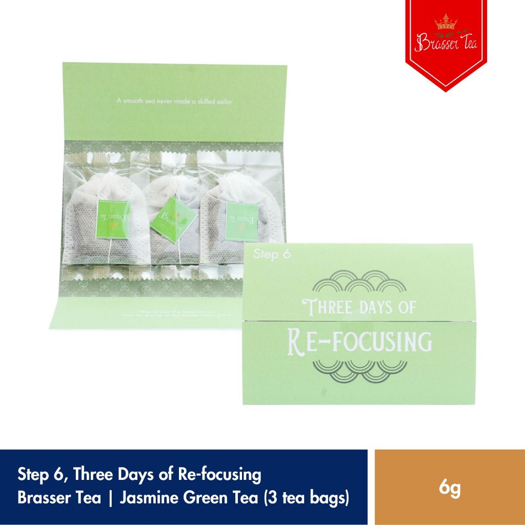 

Step 6. Three Days of Re-focusing | Jasmine Green Tea | Teh Hijau dengan Bunga Jasmine Isi 3 Sachet