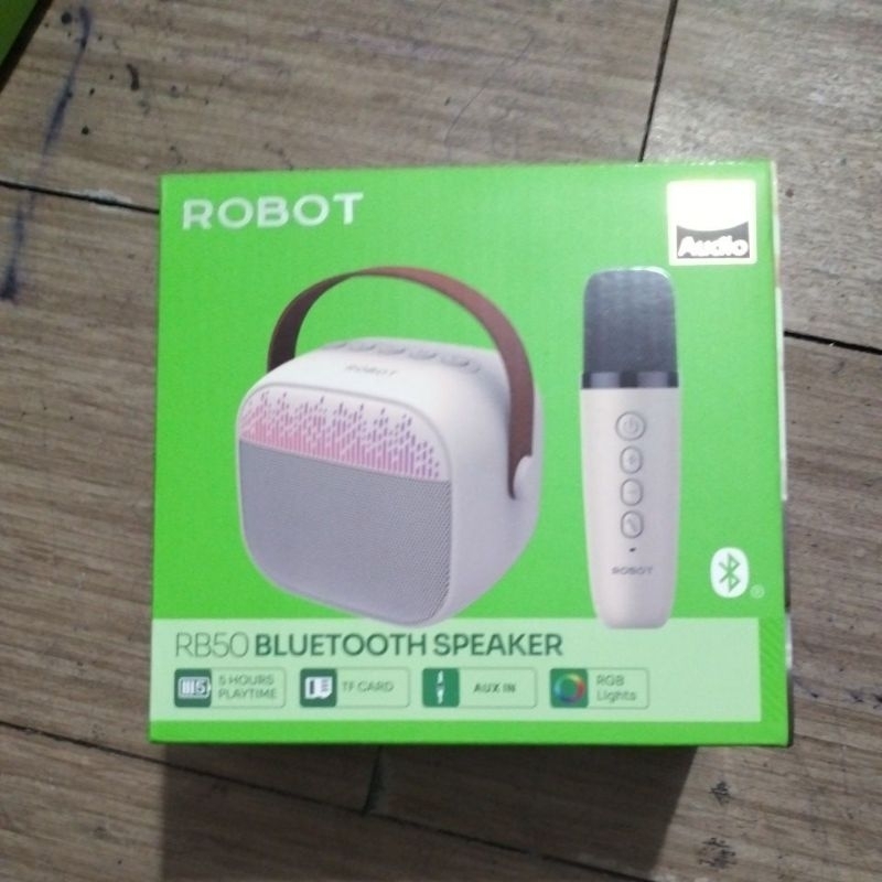 Speaker Mic Bluetooth Robot RB50 wireless