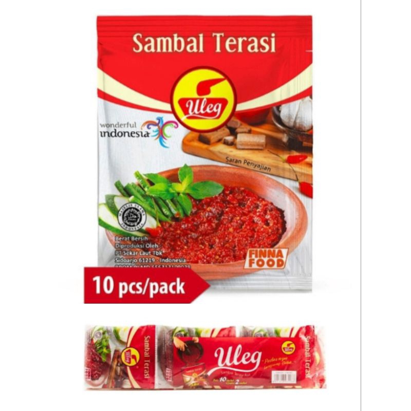 

Uleg Sambal Terasi 10 x 18 g