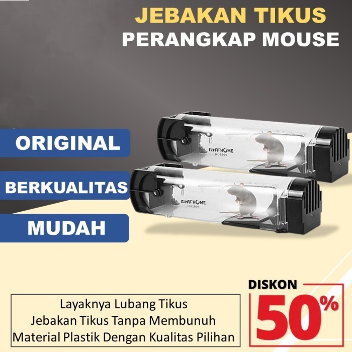 Jebakan Perangkap Tikus Mouse Trap Cage Jebakan Tikus Otomatis
