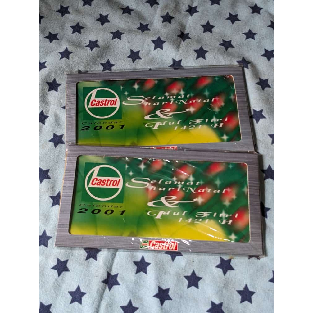 

Kalender jadul 2001 Castrol