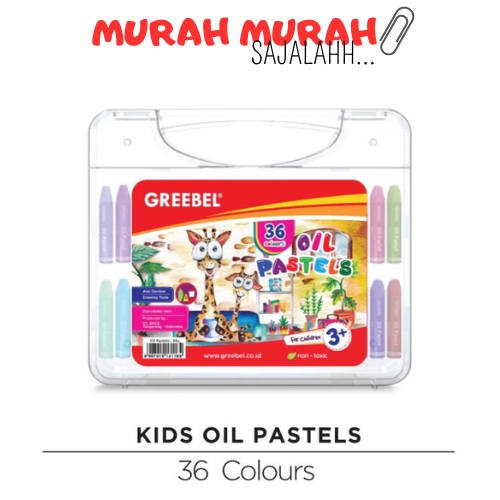 

GREEBEL Crayon 36 warna / Oil Pastel Greebel 36 Warna