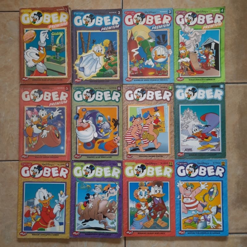 Komik Pocket Paman Gober Tahun 7 Nomor 1-12 Urut Lengkap Kolpri