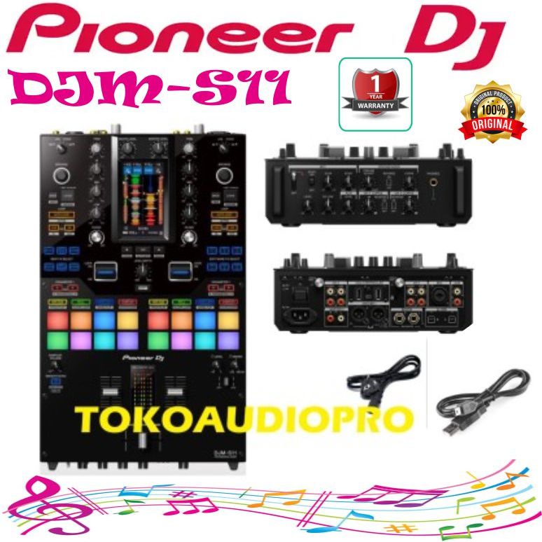 Pioneer Dj DJM-S11 Professional scratch style 2-channel DJ mixer DJMS11