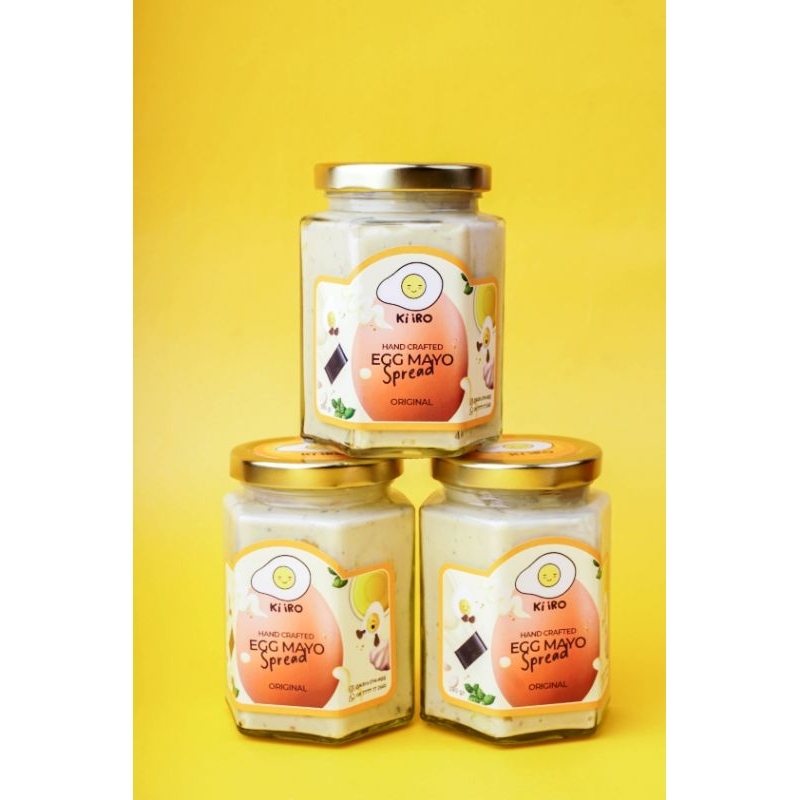 

Egg Mayo spread Bundle of 3 - Kiiro - selai egg mayonnaise in a jar siap saji