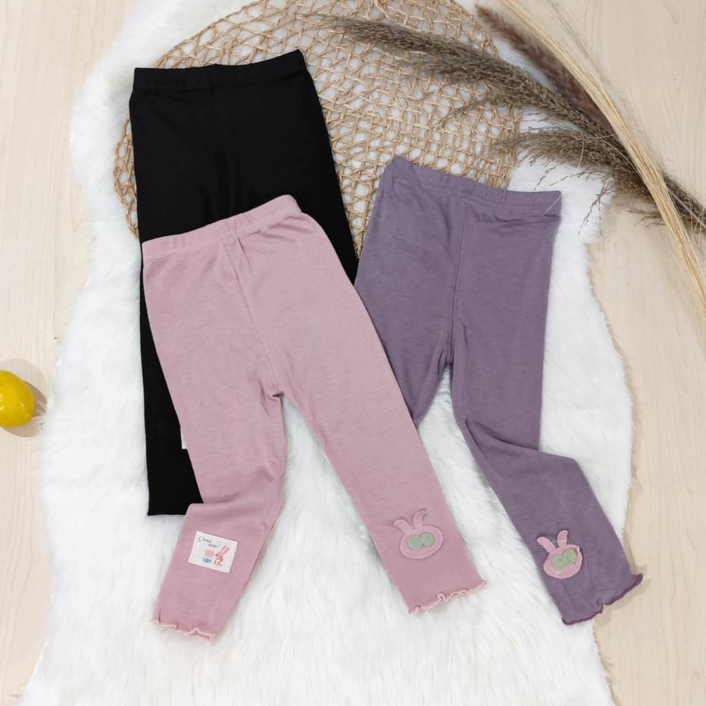 Leging premium anak perempuan usia ( 9bln-2thn) LS leging eyes bunny pattern