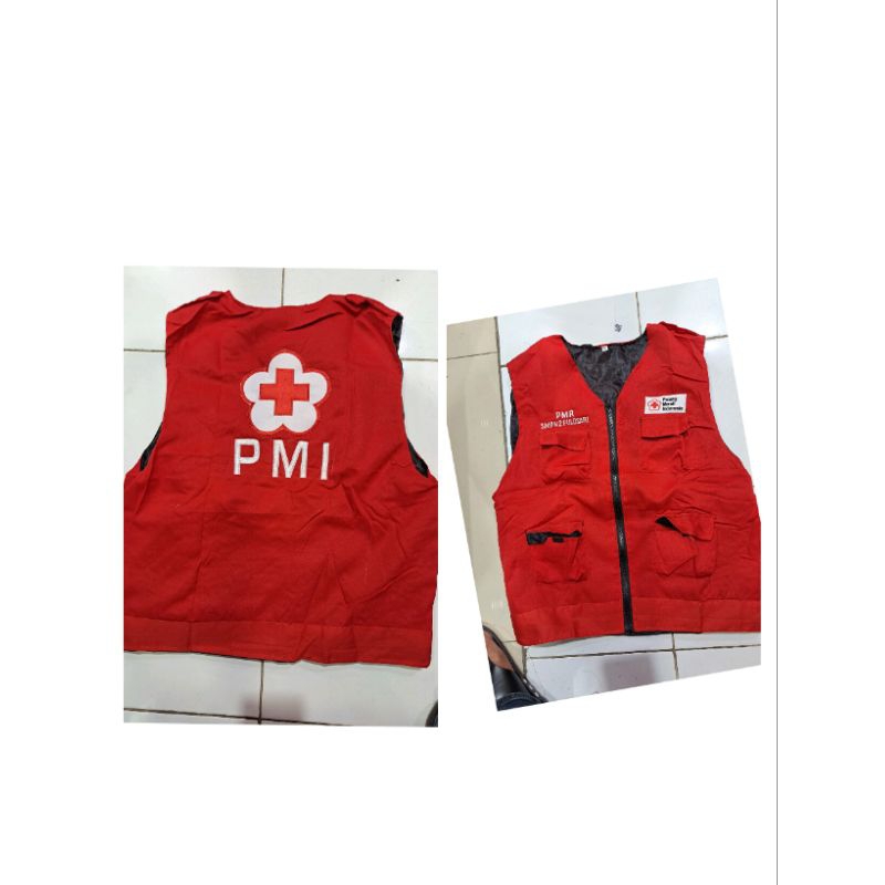 rompi merah pmi#pmi rompi