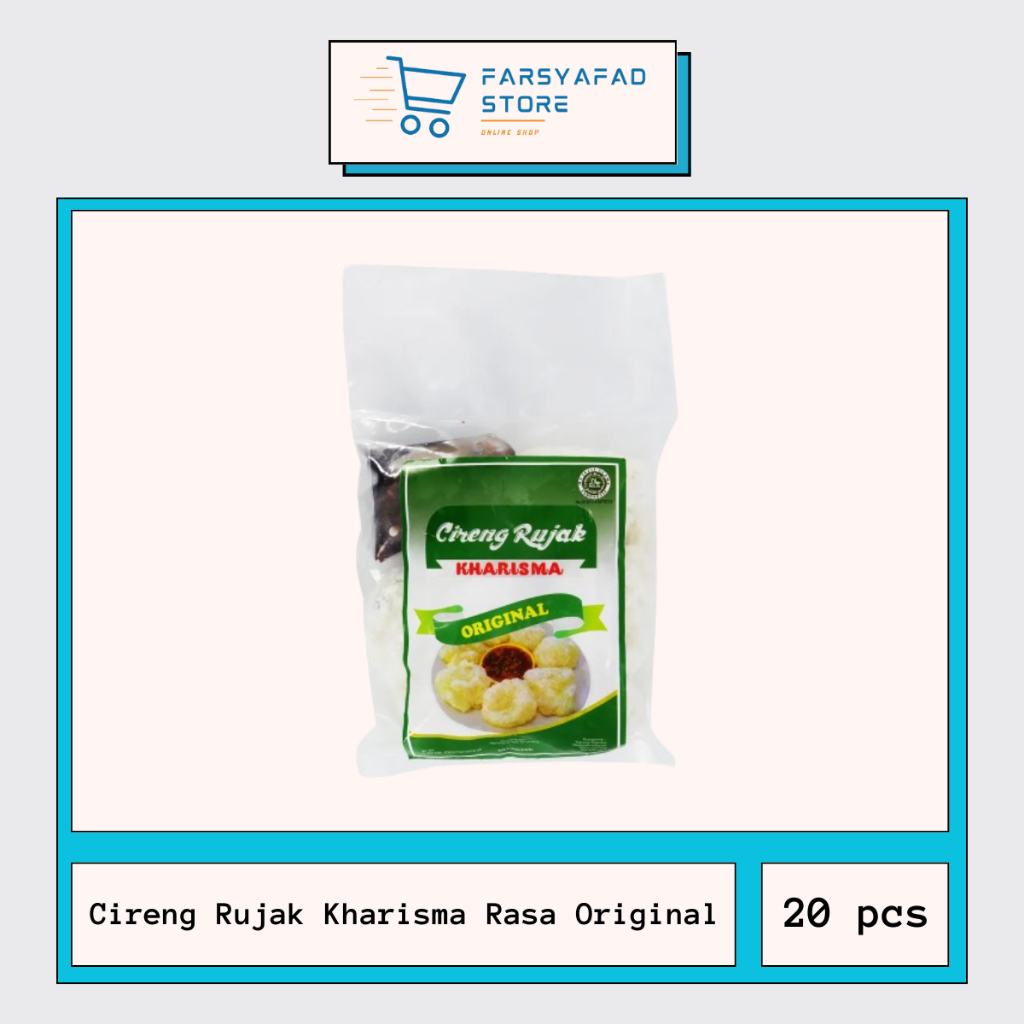 

Cireng Rujak / Cireng Rujak Kharisma Rasa Original Isi 20 Pcs Gratis Sambal Rujak - Frozen Food