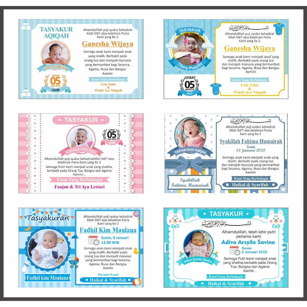 

Cetak Stiker Tasyakuran Khita, Aqiqah, Ultah Uk 10 X 7,5 CM