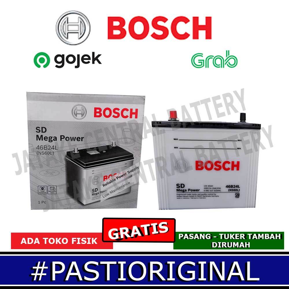 Aki basah Ns60L / 46B20L Bosch SD Mega Power Mobil Suzuki Aerio Baleno