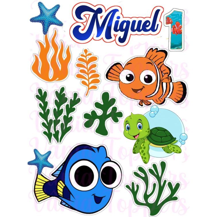 Topper Cake Nemo