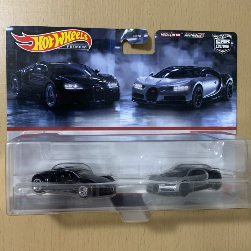 Hot wheels 2 twin pack bugatti