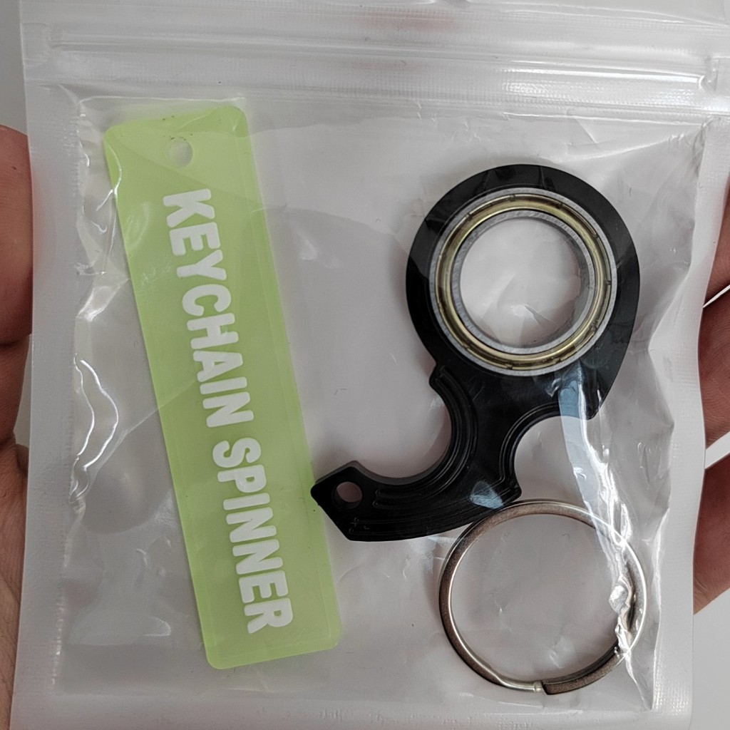 Moonmarket Keyrambit Gantungan Kunci Karambit Spinner Keychain Bearing
