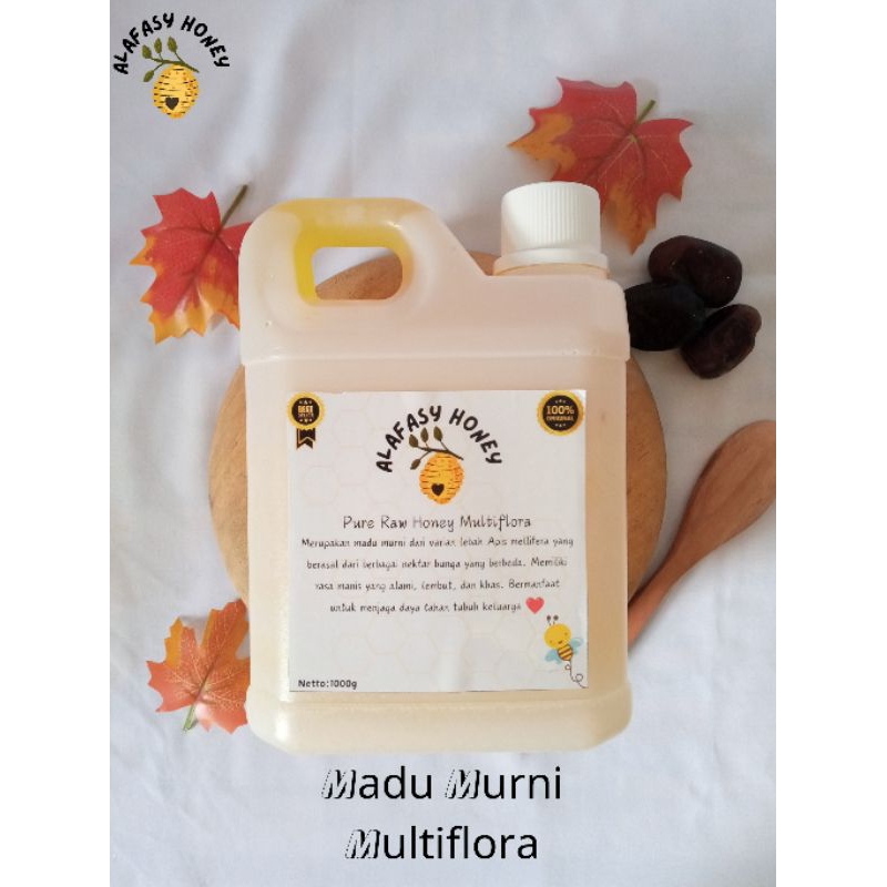 

MADU MURNI ASLI MULTIFLORA PREMIUM MURAH BB BOOSTER ANAK KESEHATAN ALAFASY HONEY PURE RAW HONEY