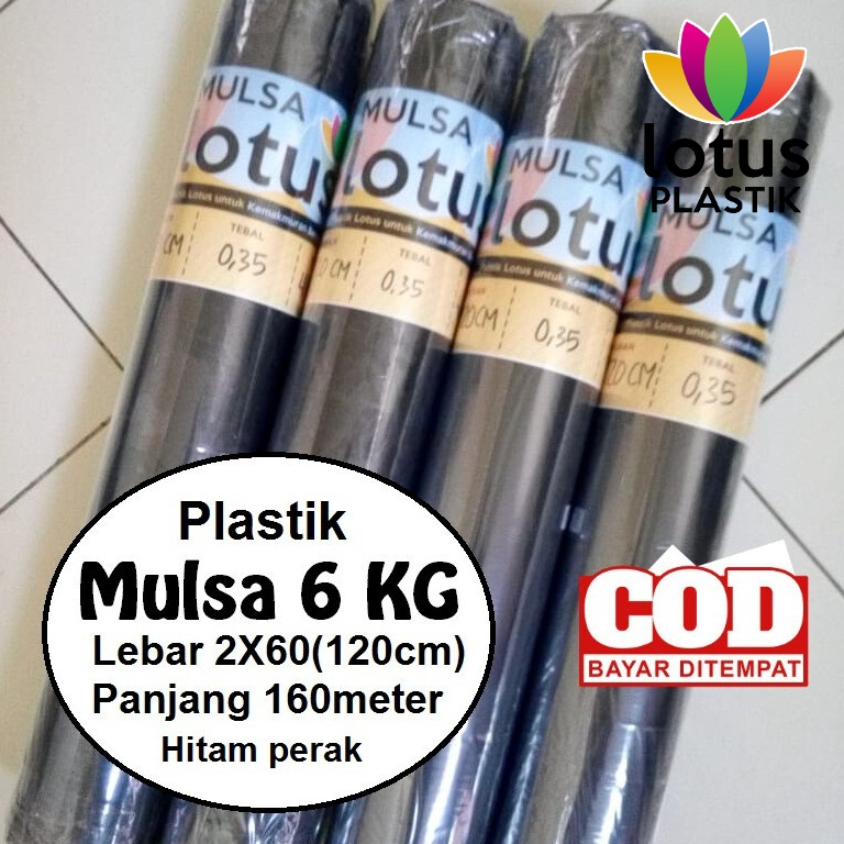 ART K8J mulsa pastik mulsa 1 roll plastik hitam perak lebar 12 cm panjang 16 meter cabe tomat bawang