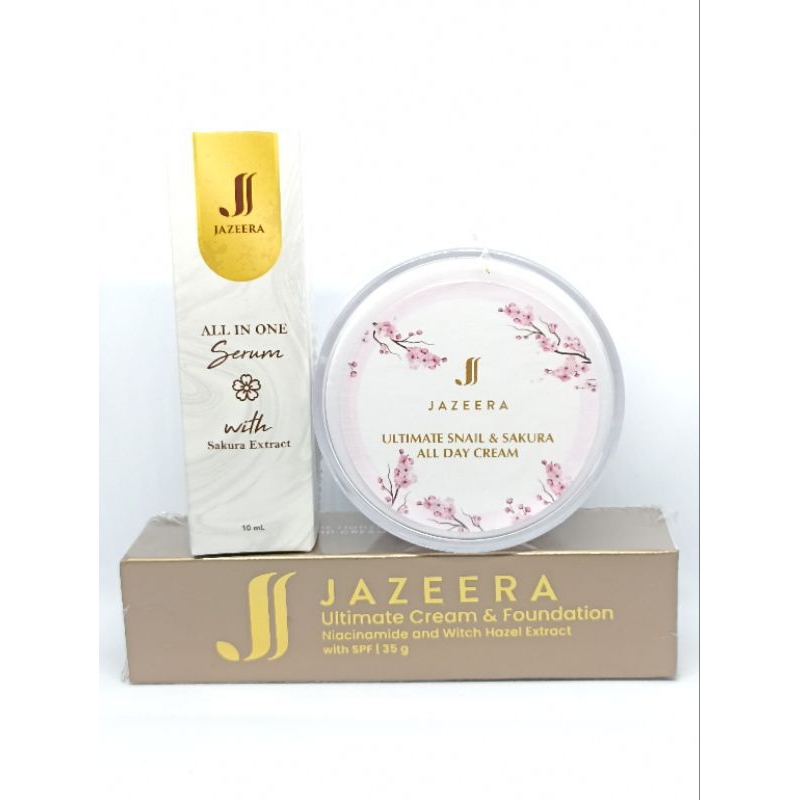 Paket JAZEERA Cream + Serum + Fondation