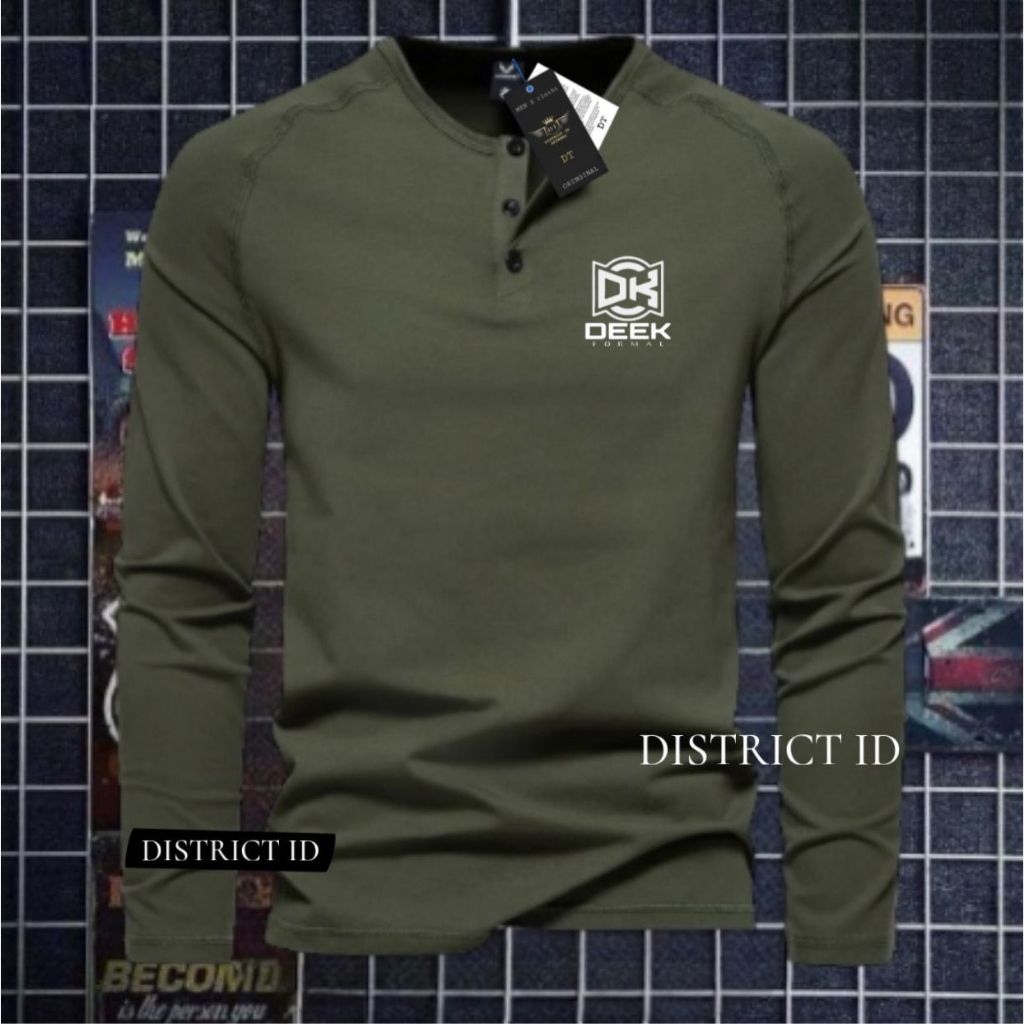 kaos kancing lengan panjang pria dan wanita/kaos kancing t-shirt  pria  sablon murah/kaos kancing pr