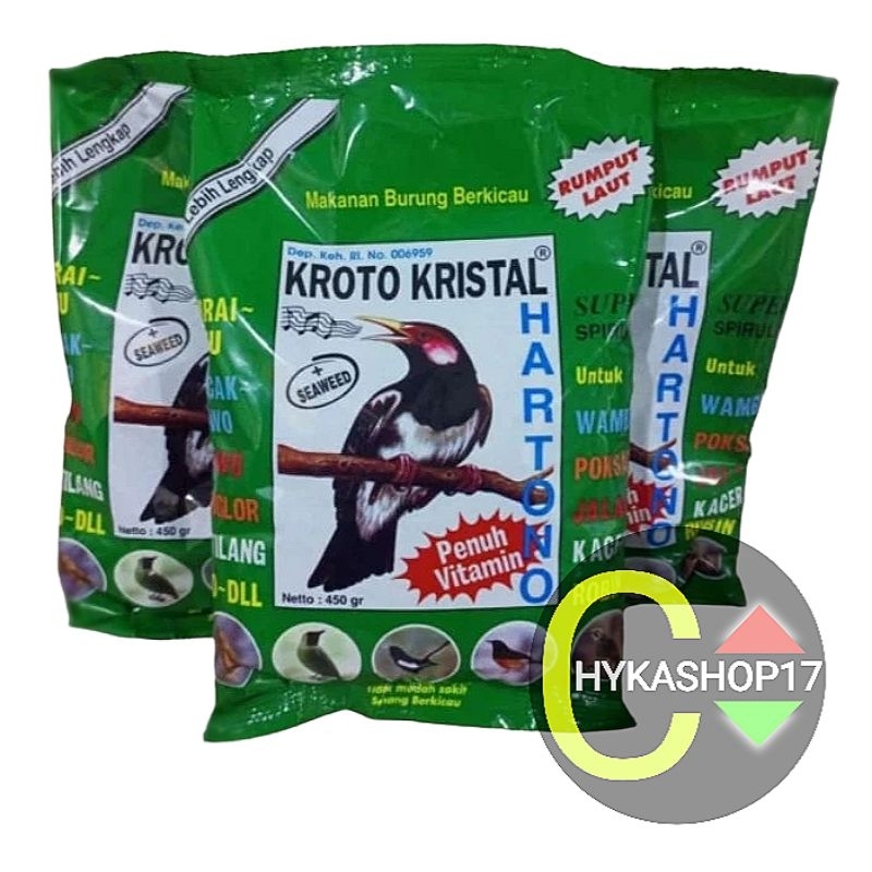 KROTO KRISTAL HIJAU | PENUH VITAMIN 450gram