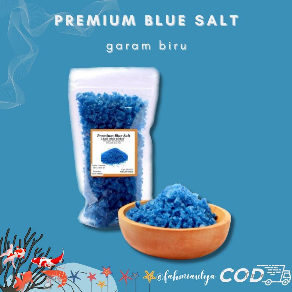 

PREMIUM BLUE SALT | Garam Biru untuk Mencegah dan mengobati penyakit ikan hias (200gr)