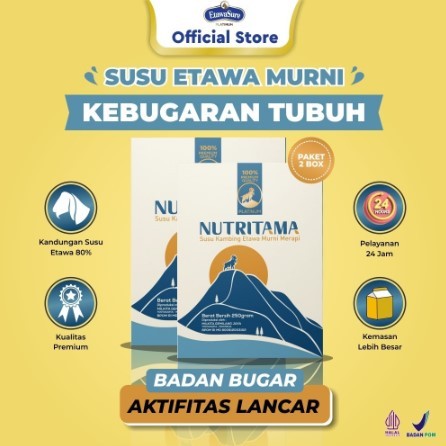 

PROMO !!! Susu Etawa Platinum Nutritama Untuk Sesak Nafas dan Nyeri Sendi Susu Kambing Etawa