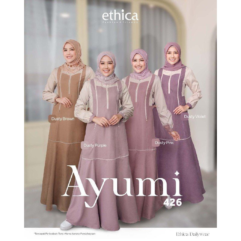 ETHICA AYUMI 426 DRESS GAMIS DEWASA 2024