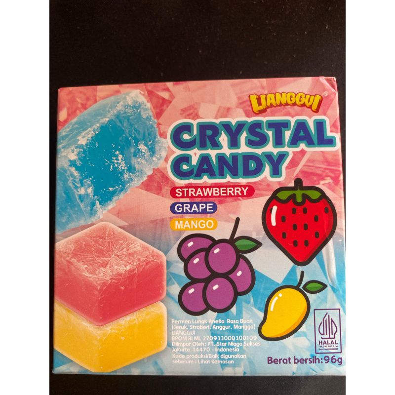 

PERMEN CRYSTAL LIANGGUI HALAL ORIGINAL BERPOM AMAN