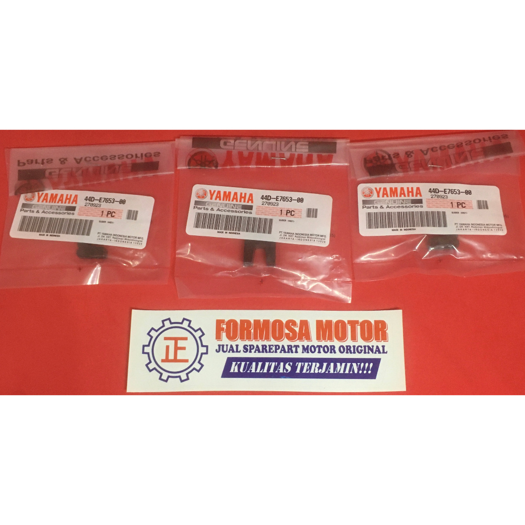 SLIDER KARET TUTUP RUMAH ROLLER XEON AEROX NMAX MIO MIO J MIO M3 KODE 44D-E7653-00 YAMAHA ORIGINAL (