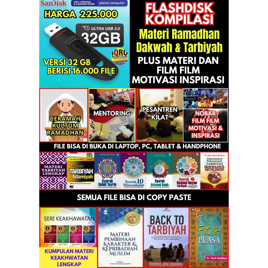 KUMPULAN MATERI CERAMAH RAMADHAN, DAKWAH DAN TARBIYAH ISLAMIYAH